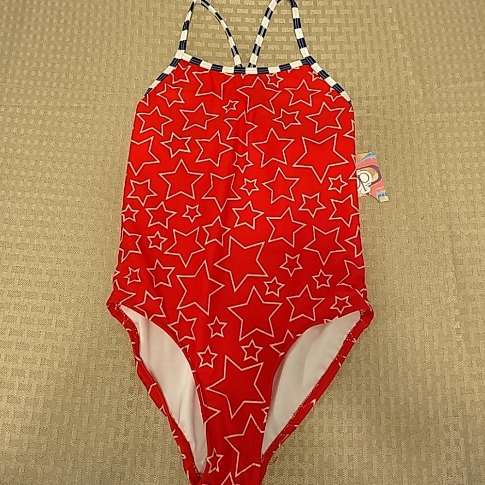 OP girls swimsuit size small 6-6x